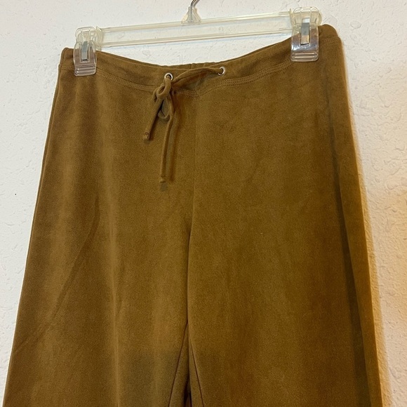 Vintage Y2K NY Jeans Wide Leg Faux Suede Pants XS - Picture 2 of 6